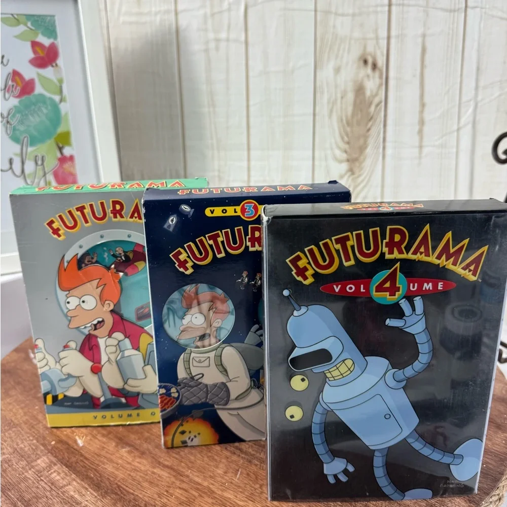 Futurama DVD Box Set Volumes 1, 3, and 4